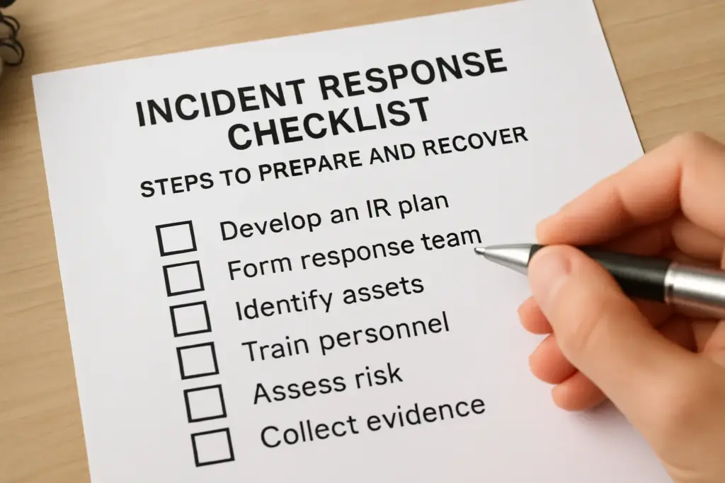 Incident Response Checklist: Steps To Prepare And Recover
