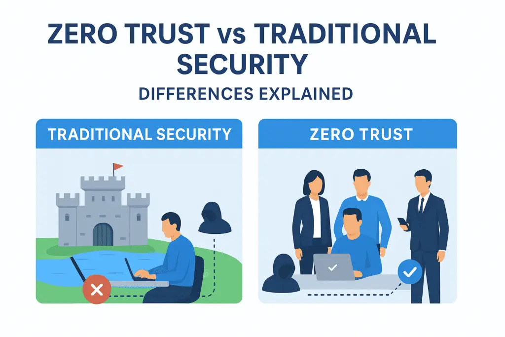 Zero Trust vs Traditional Security: Differences Explained