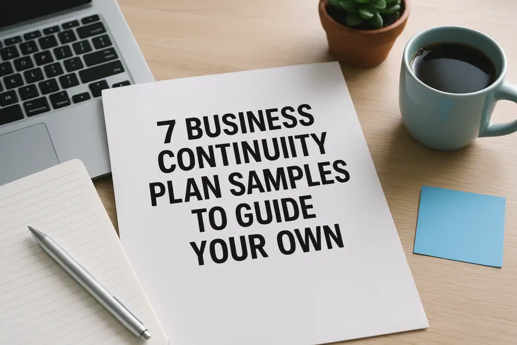 7 Business Continuity Plan Samples to Guide Your Own