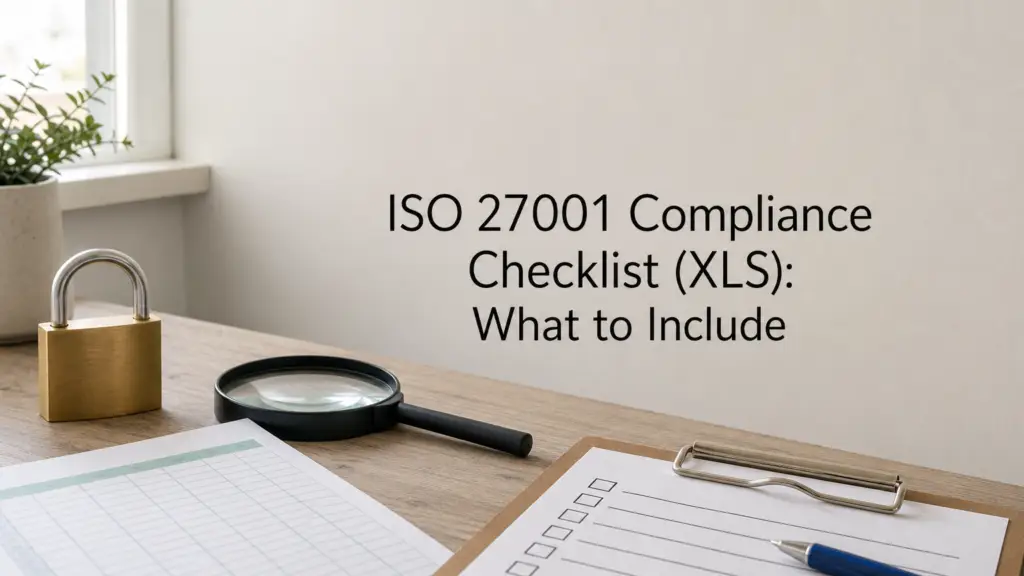 ISO 27001 Compliance Checklist (XLS): What to Include