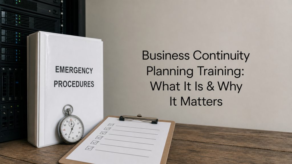 Business Continuity Planning Training: What It Is & Why It Matters