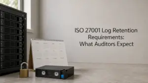 11218logretentionauditarchive | TrustedIAcom | TrustedIAcom ISO 27001 Log Retention Requirements What Auditors Expect