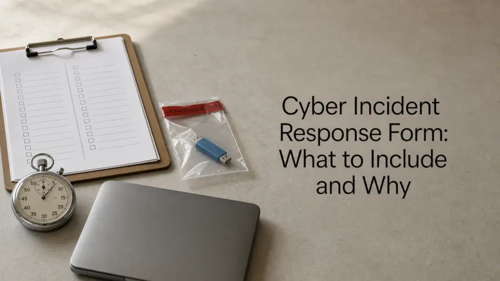 Cyber Incident Response Form: What to Include and Why
